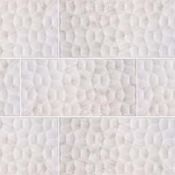 Adella Viso Gris 12x24 Satin  3D Wall Tile