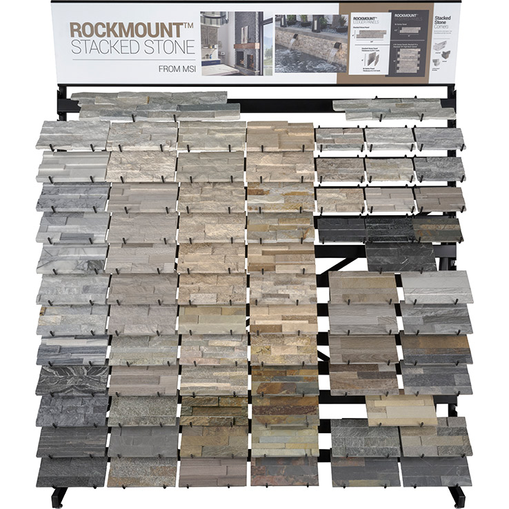 Rockmount Stacked Stone Display